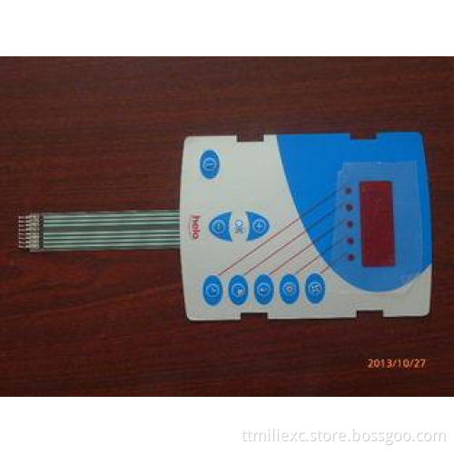 Waterproof Side View Tactile Membrane Switch Keypad EL Lumi